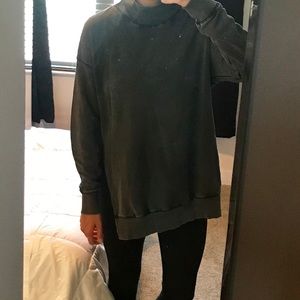 Free People Mock Neck Sweatshirt